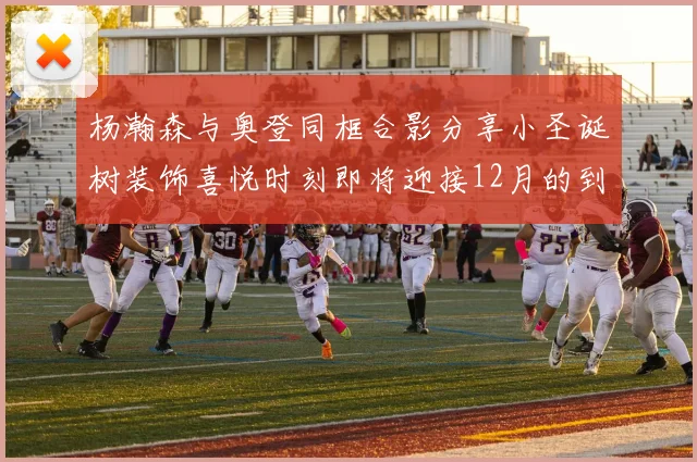 杨瀚森与奥登同框合影分享小圣诞树装饰喜悦时刻即将迎接12月的到来