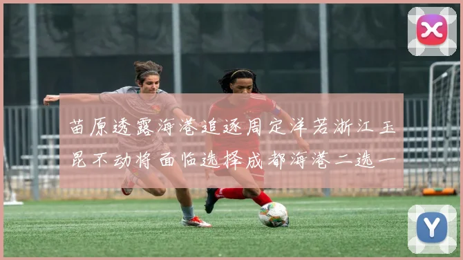 苗原透露海港追逐周定洋若浙江玉昆不动将面临选择成都海港二选一